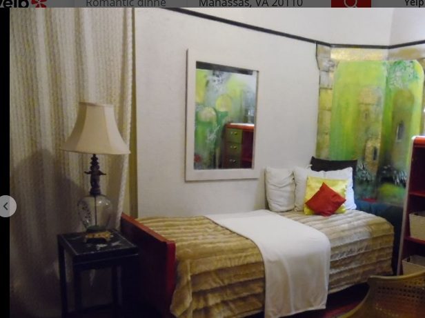 Orient Room private bedroom at The Hacienda House