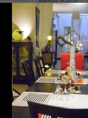 Shared dining room at The Hacienda House
